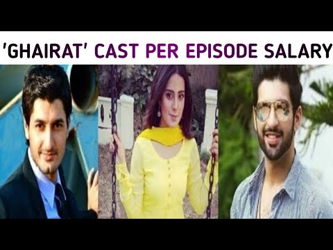 Salary of Cast of Ghairat - Episode 02 - 31st July 2017 - ARY Digital Drama
