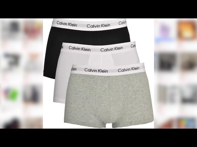 Vídeo relacionado con Calvin Klein Low Rise Trunk 3pk 0000u2664g Bóxer, Blanco, L Hombre