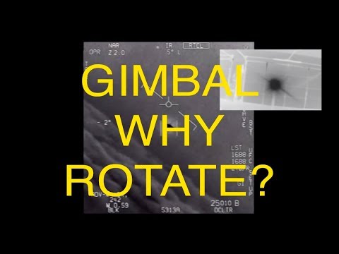 Gimbal UFO: Why Does the Glare Rotate When the Horizon Does Not?