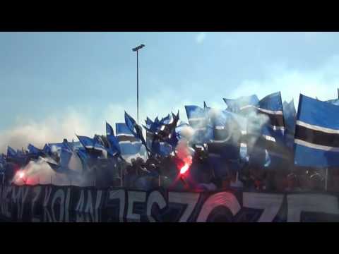 Oprawa kibiców w meczu z Wisłą Fordon