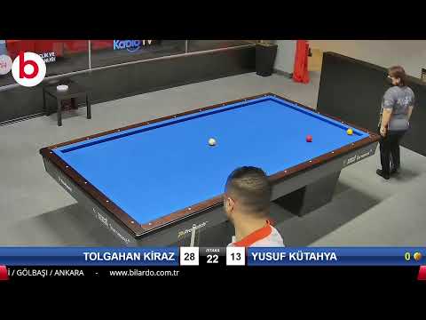 TOLGAHAN KİRAZ & YUSUF KÜTAHYA Bilardo Maçı - 2022 1.LİG PLAY-OFF-1.TUR