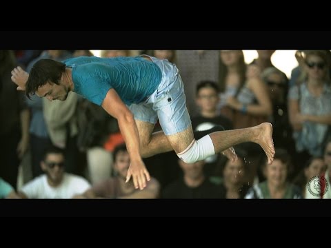 Slackline tricks & fail Compilation