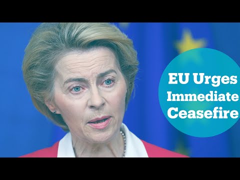 Ursula von der Leyen call for calm after Iranian attack on US forces