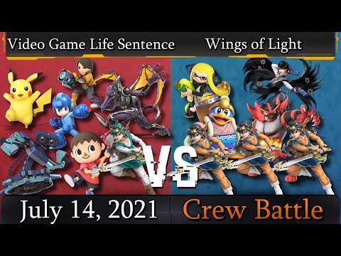 🔥VGLS Vs. Wings of Light Mock Crew Battle - July 2021 ~ Smash Ultimate