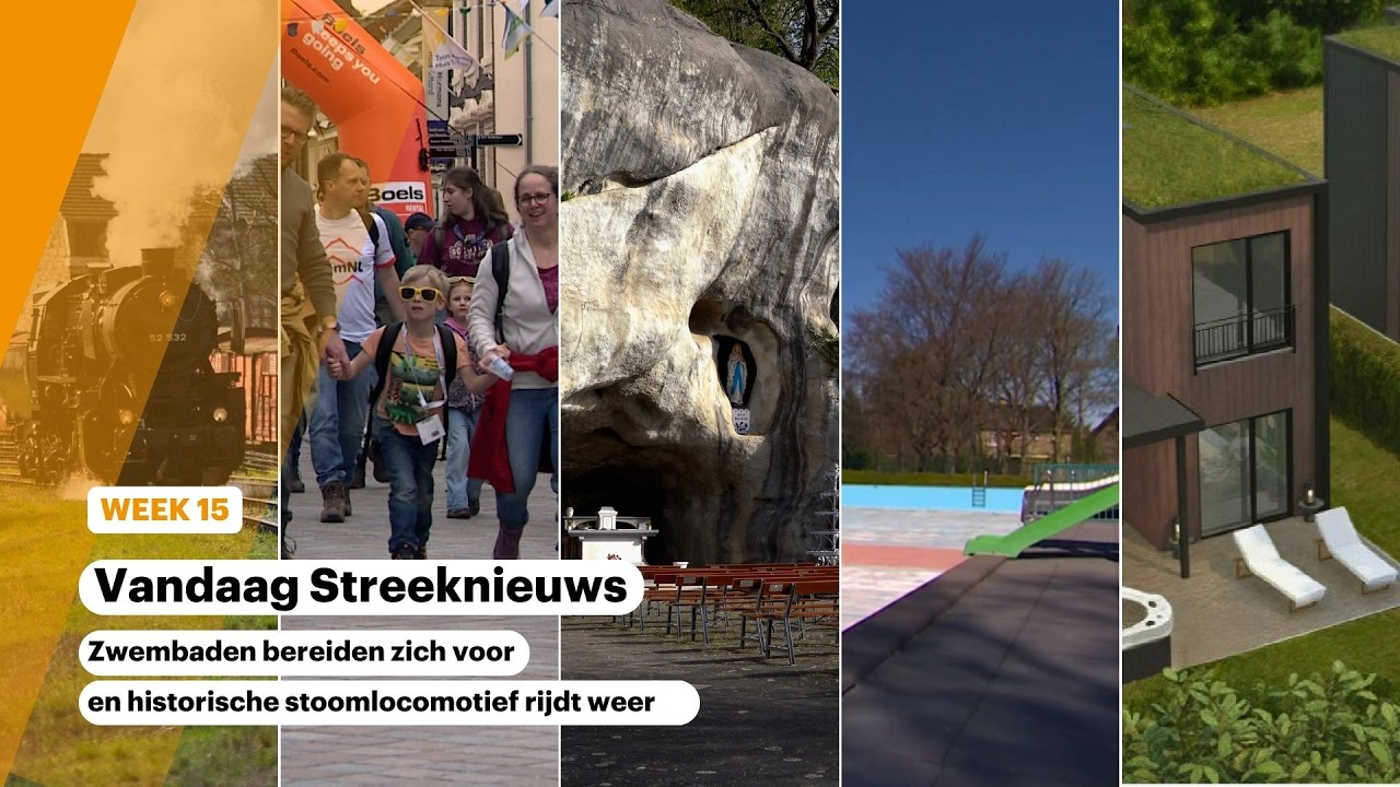 Vandaag Streeknieuws: Zwembaden bereiden zich voor en historische stoomlocomotief rijdt weer