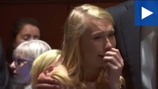 Cheerleader Brooke Skylar Richardson found not guilty of murder video