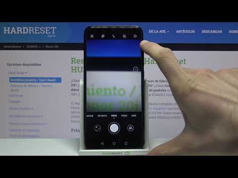 Como restablecer ajustes de cámara en HUAWEI Honor 20i