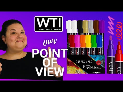 Crafts 4 All Liquid Chalk Markers - WTI product video review