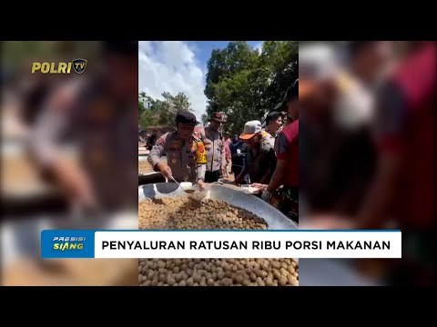 POLDA SUMBAR SALURKAN RATUSAN RIBU PORSI MAKANAN KE WARGA TERDAMPAK BENCANA