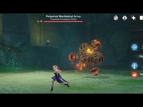 How To Fight New World Boss in Inazuma - Perpetual Mechanical Array