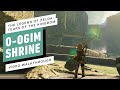 The Legend of Zelda: Tears of the Kingdom - O-ogim Shrine Gameplay Walkthrough