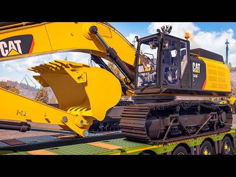 Bau Simulator #8: Parkbau mit Bagger, Raupe und Betonmischer - und Unfall! | CONSTRUCTION SIMULATOR