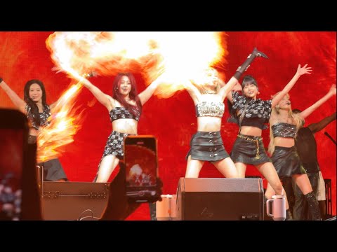 LE SSERAFIM - Fire in the Belly fancam at Coachella Weekend 1 04-13-24 thumnail