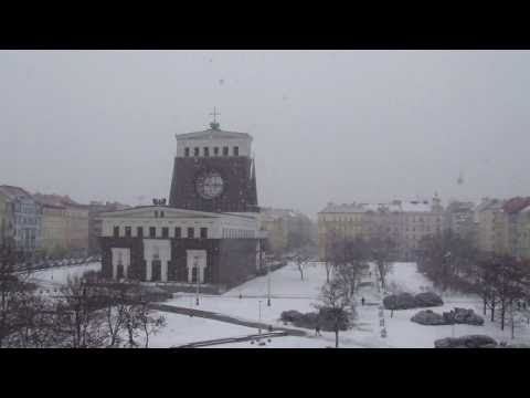 Snow in Prague 2011