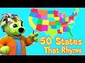 Nursery Rhymes and Kids Songs | 50 States That Rhyme | Raggs Tv