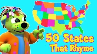 Nursery Rhymes and Kids Songs | 50 States That Rhyme | Raggs Tv