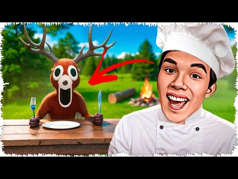 😱Бұғымен ЖАН ДОС Болып Кеттім! 99 Nights in the Forest!