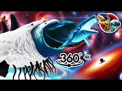 360 Space Bloop Eat Bloop, El Gran Maja, Whales, Julia Best & Leviathan Sea Monsters | 360 video 4K