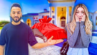 فاجأت اختي شيرين بسيارة احلامها!..????