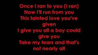 Marilyn Manson - Tainted Love (lyrics)