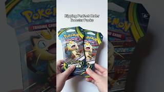 Ripping some perfect order booster packs #pokemon #shorts