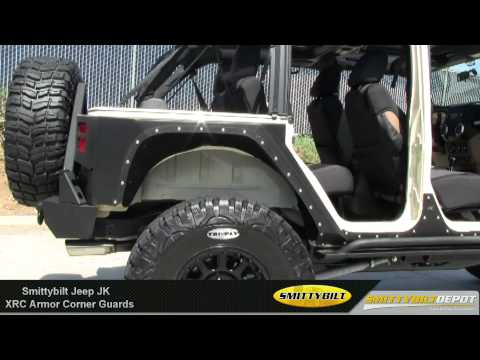 Smittybilt - XRC Armor Corner Guards for Jeep JK - Armor & Protection for Jeep