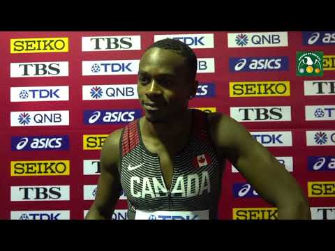 Aaron BROWN CAN Doha 2019 IAAF World Championships Men's 100m Heats