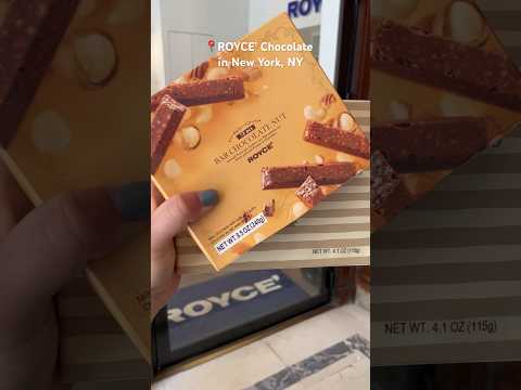 ROYCE’ Chocolate in New York #roycechocolate #royce #chocolate #newyork #souvenir #sweettooth #yummy