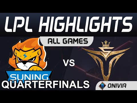 SN vs V5 Highlights ALL GAMES Quarterfinals LPL Summer Playoffs 2020 Suning vs Victory Five by Onivi