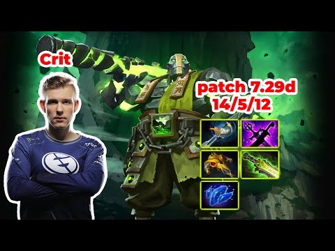 EG Crit Earth Spirit Mid - DOTA 2 7.29d - MMR rank - Dota2 Gameplay [Learn To PRO dota2]
