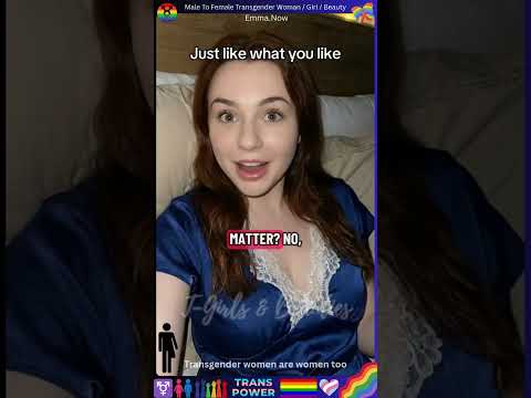 Male to Female Transgender Woman - Emma.Now #transgender #viral #shorts