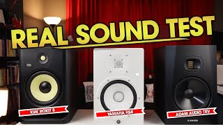 Video thumbnail for Adam Audio T8V vs Yamaha HS8 vs KRK Rokit 8 (STUDIO SPEAKER SOUND TEST) by Sercan Solmaz