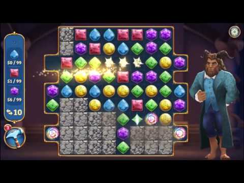 Beauty and the Beast Perfect Match Level 72 - NO BOOSTERS 👸👸👸