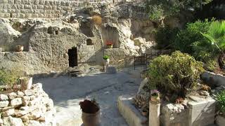 A tour inside the burial site of Jesus Christ, the Garden Tomb Jerusalem