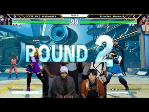 WNF 2017 SFV - GCCM | PK | | White-AshX (Karin) vs Echo Fox | Momochi (Ibuki)