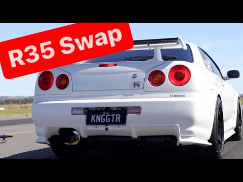 The Craziest R34 GTR Engine Swap?!