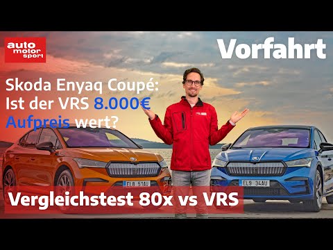 Skoda Enyaq Coupé VRS iV: Ist er die 58.000€ wert?- Vorfahrt | auto motor und sport