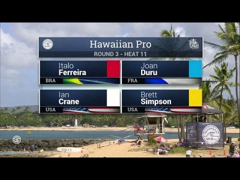 2016 Hawaiian Pro: Round Three Heat 11