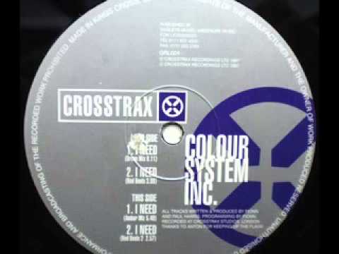 SPEED GARAGE - COLOUR SYSTEM INC. - I NEED - (Amber Mix)