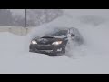 Evo Subaru Snow Drift 