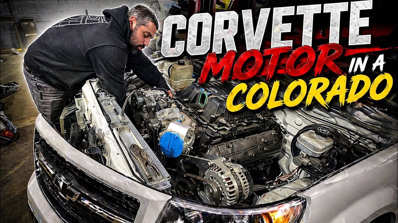 Putting a CORVETTE Motor in a COLORADO pick up.......