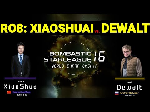 BSL16 RO.8 - Dewalt vs XiaoShuai best-of-three StarCraft BroodWar World Championship Outside Korea