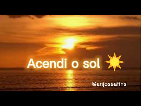 ☀️Acendi o sol, Benziê. ☀️