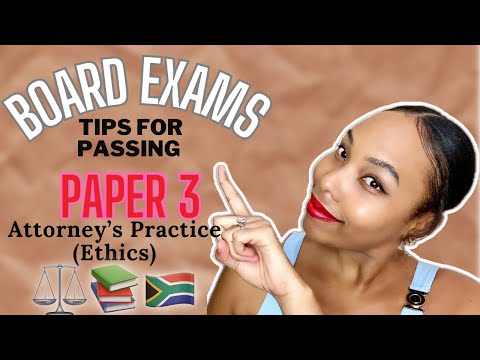 Paper 3 Ethics TIPS | Attorneys Admission Exams 🇿🇦⚖️