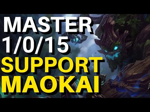 Maokai SUPPORT vs Sona - Master gameplay patch 11.2