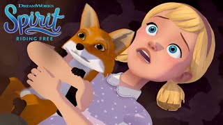 Escape from a Crumbling Mansion | SPIRIT RIDING FREE | Netflix