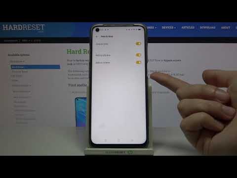 Manage Camera Watermarks Feature in OPPO A74 5G - Sign Your Picture