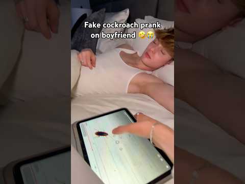 He jumped out of bed so fast #couple #prank #funny #shorts
