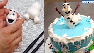 עוגת OLAF קפואה - איך להכין על ידי Cakes StepbyStep