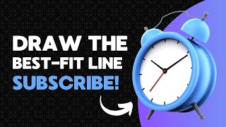 How to make the best-fit straight line for bivariate data